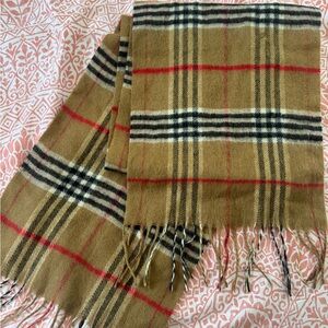 Vintage Burberry Checkered Scarf